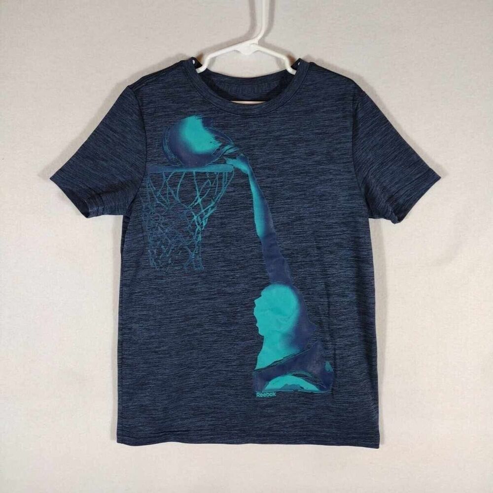 Reebok Boys S 8-10 Short Sleeve Graphic Tee T-Shirt Logo